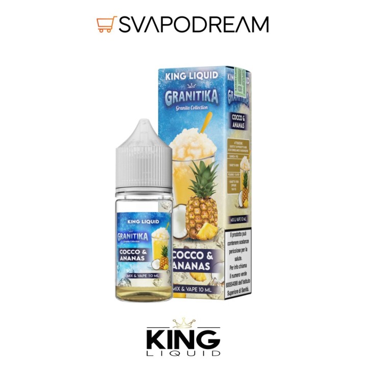 KING LIQUID - Liquido Mix&Vape 10ml GRANITIKA COCCO & ANANAS