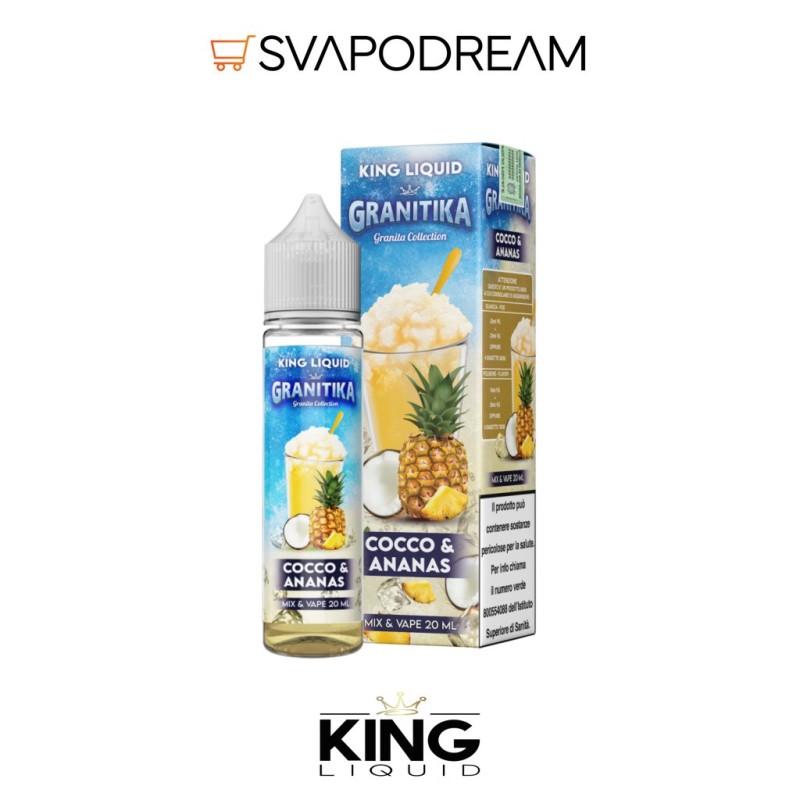 KING LIQUID - Liquido Mix&Vape 20ml GRANITIKA COCCO & ANANAS