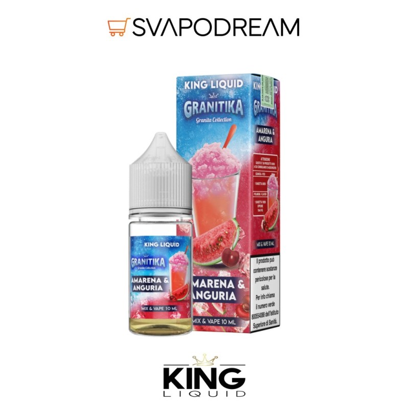 KING LIQUID - Liquido Mix&Vape 10ml GRANITIKA AMARENA & ANGURIA