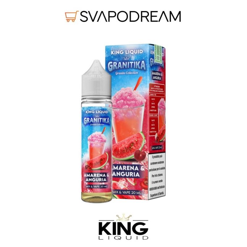 KING LIQUID - Liquido Mix&Vape 20ml GRANITIKA AMARENA & ANGURIA
