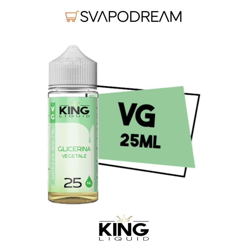 KING LIQUID - Glicerina Vegetale 25ml in 120
