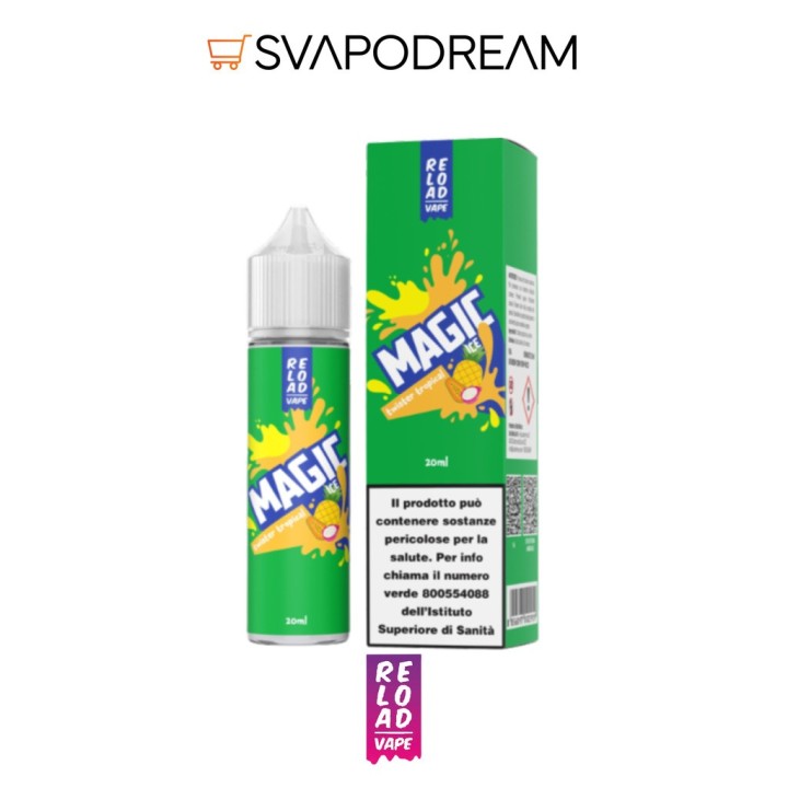 RELOAD VAPE - Aroma Shot 20ml Magic Ice TWISTER TROPICAL