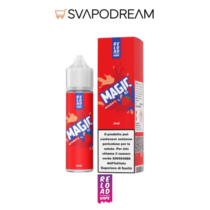 RELOAD VAPE - Aroma Shot 20ml Magic Ice STRAWBERRY