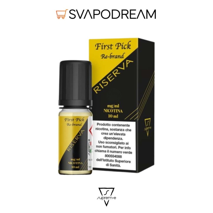 SUPREM-E - Liquido 10ml FIRST PICK RE-BRAND RISERVA
