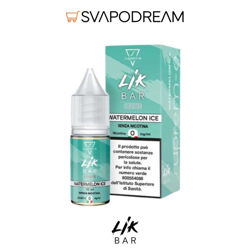 LIK BAR by Suprem-e - Liquido Nic Salts 10ml WATERMELON ICE