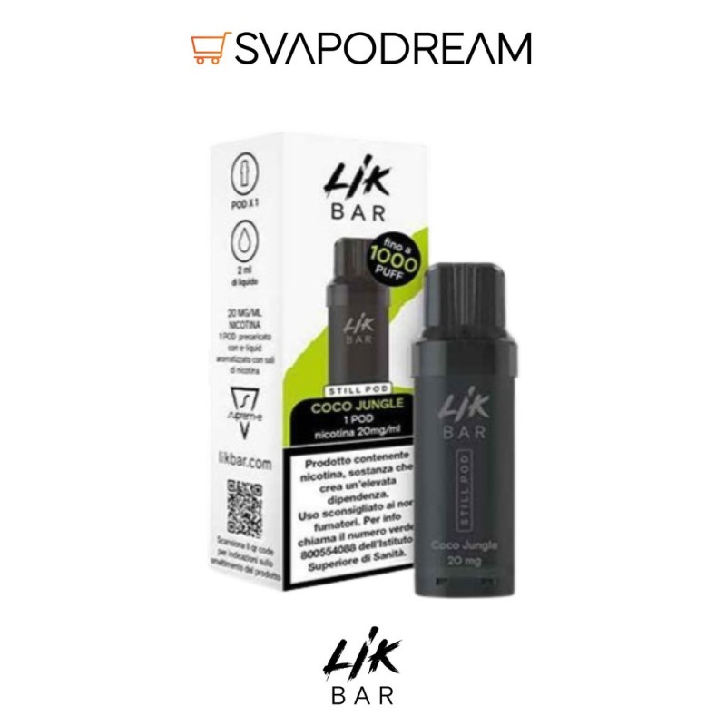 Lik Bar Still Pod Coco Jungle 10/20 mg | Svapodream