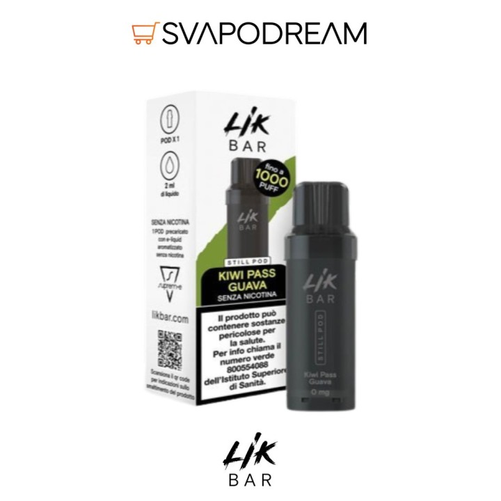 Lik Bar Still Pod Kiwi Passion Guava 10/20 mg | Svapodream