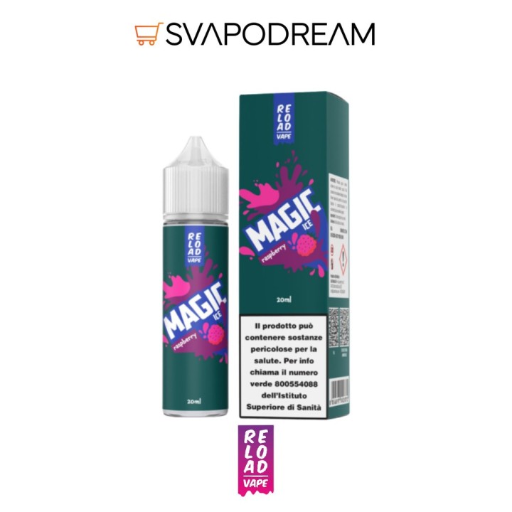 RELOAD VAPE - Aroma Shot 20ml Magic Ice RASPBERRY