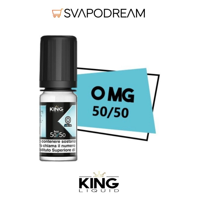 King Liquid Base VPG 50/50 10ml Senza Nicotina | Svapodream