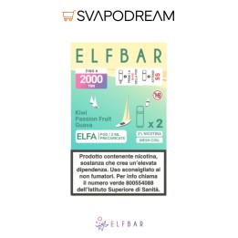 Elfa Pod Kiwi Passion Fruit Guava 20mg Summer | Svapodream