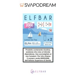 Elfa Lemon Ice Tea Pod Precaricata 20mg | Svapodream