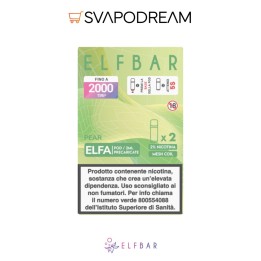 Elfbar Elfa Pear - Pod Precaricata 20mg | Svapodream