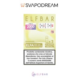 Elfbar Elfa Cartuccia Pod Banana 20mg | Svapodream