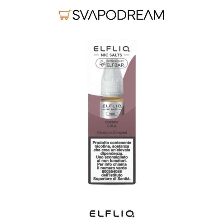 ELFLIQ Cherry Cola Nic Salts 10ml | Svapodream