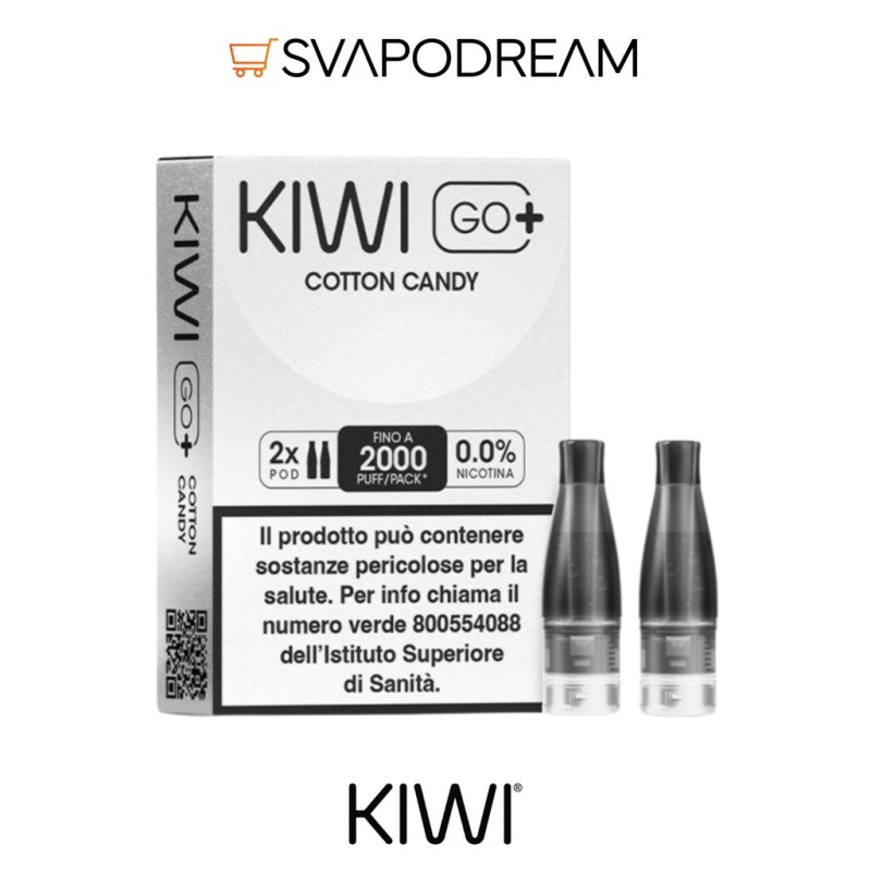 Kiwi Go Plus Pod Cotton Candy 20mg | Svapodream