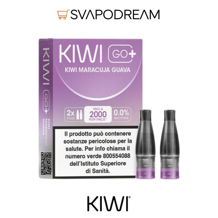 KIWI GO Plus Pod Maracuja Guava 20mg | Svapodream