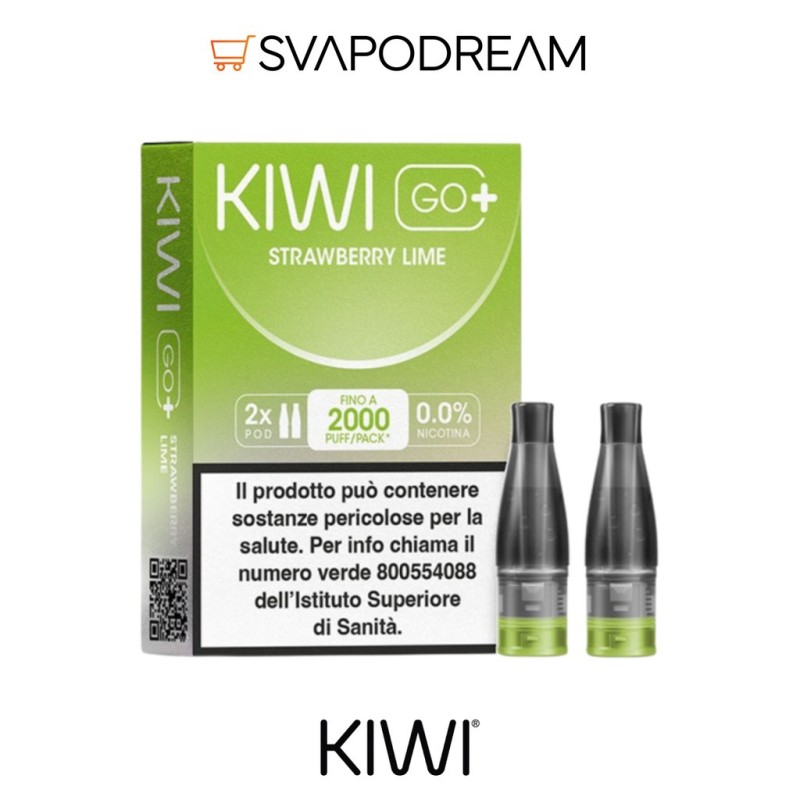 Kiwi Go Plus Pod Strawberry Lime 20mg | Svapodream