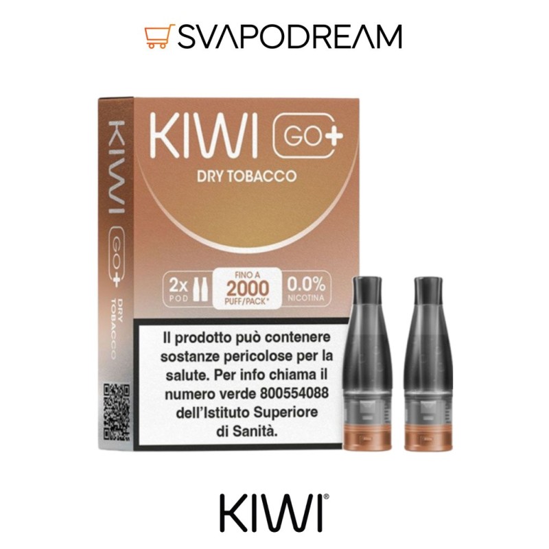 KIWI GO PLUS Pod Precaricata DRY TOBACCO