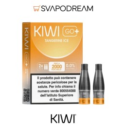 Kiwi GO Plus Pod Tangerine Ice 2pz | Svapodream