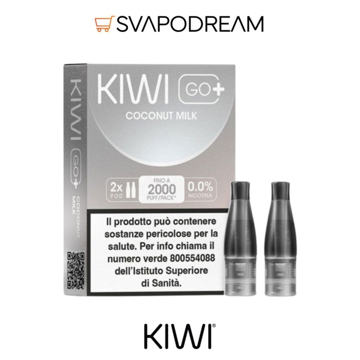 Kiwi GO Plus Coconut Milk (Cocco) Pod 2pz | Svapodream