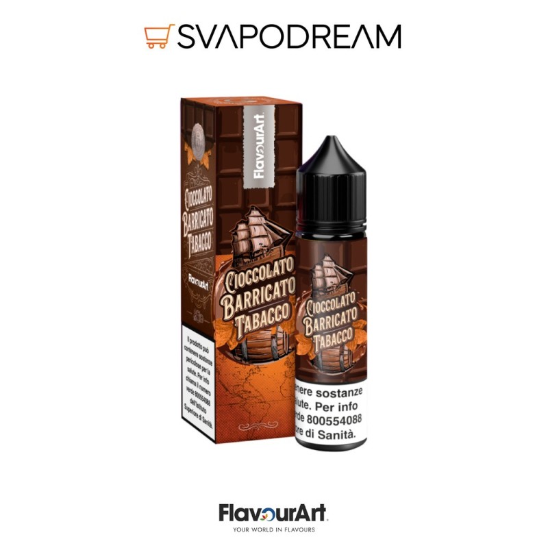 Cioccolato Barricato Tabacco Aroma Shot FlavourArt | Svapodream
