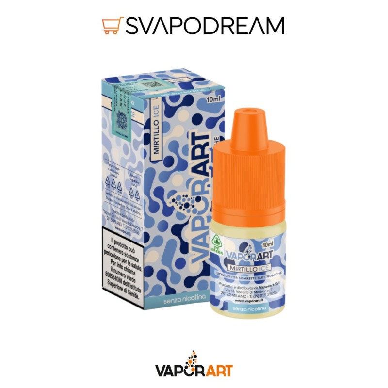 Mirtillo Ice VaporArt Liquido 10ml | Svapodream