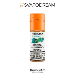 FLAVOURART 10 in 100 - Aroma Concentrato 10ml CREMA AL MANGO ROSSO