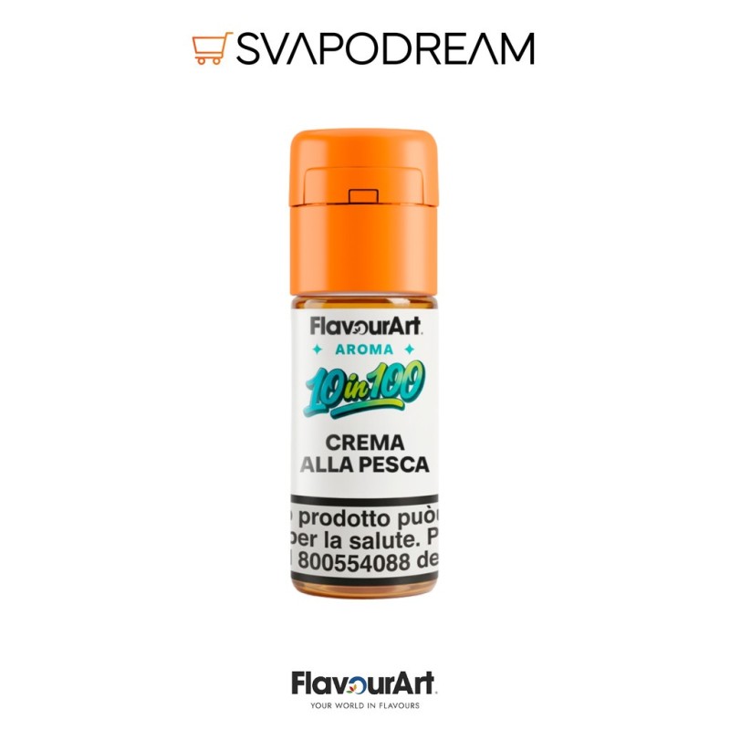Crema alla Pesca FlavourArt - Aroma Concentrato 10ml | Svapodream
