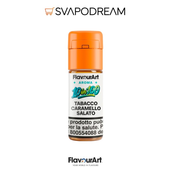 Tabacco Caramello Salato FlavourArt Aroma 10ml | Svapodream
