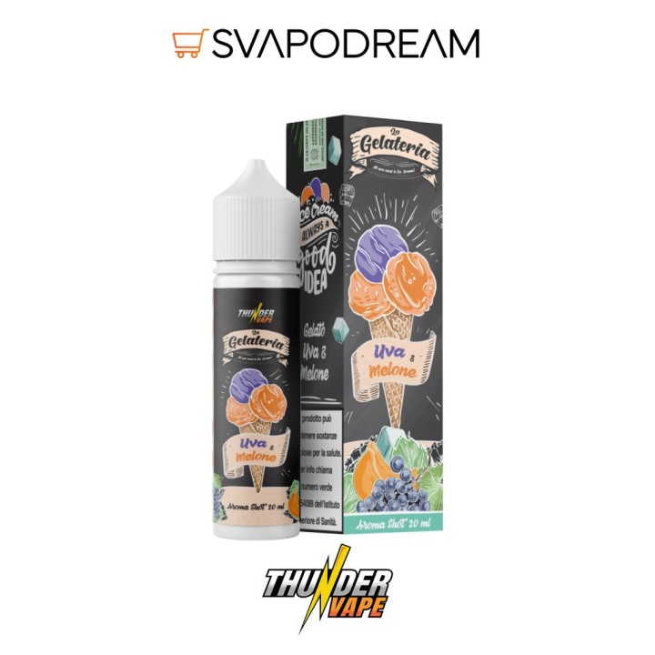 Aroma Shot Gelato Uva e Melone Thunder Vape | Svapodream