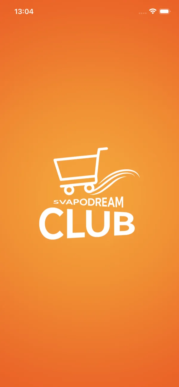 L'app Svapodream Club che si apre sul telefono