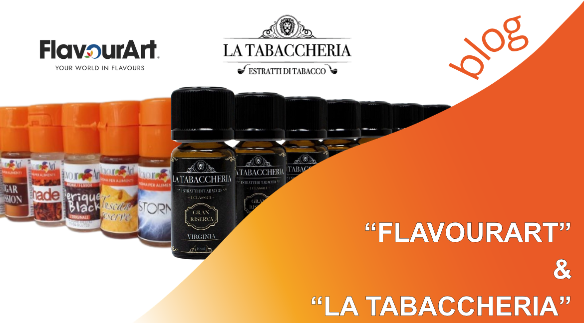 Liquidi sigaretta elettronica: La Tabaccheria e Flavourart